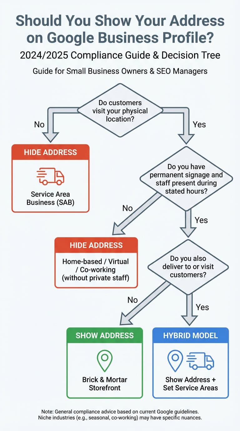 Do I Hide My Address? Compliance Decision Tree